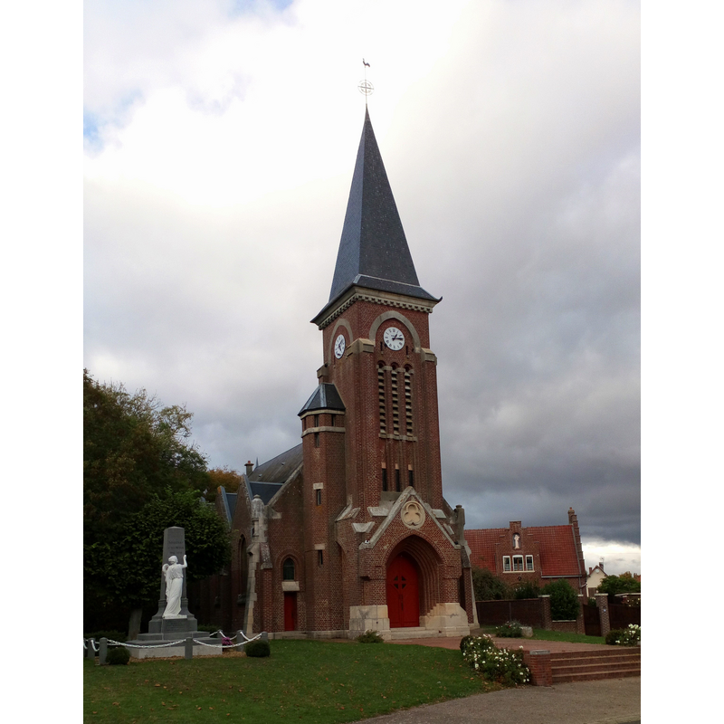 Source caption: "Soyécourt, église Saint-Martial"