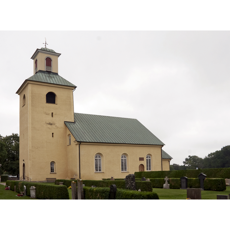 Source caption: "Böda kyrka på Öland."