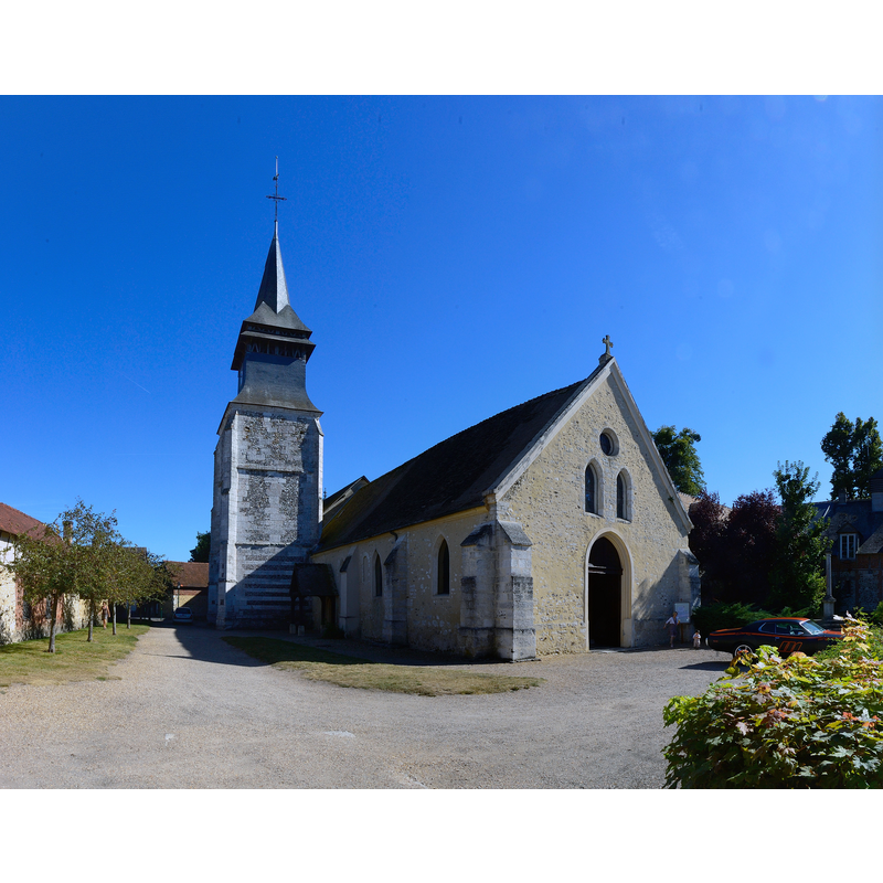 Source caption: "Eglise Paroissiale Saint-Paul La Croix Saint Leufroy"