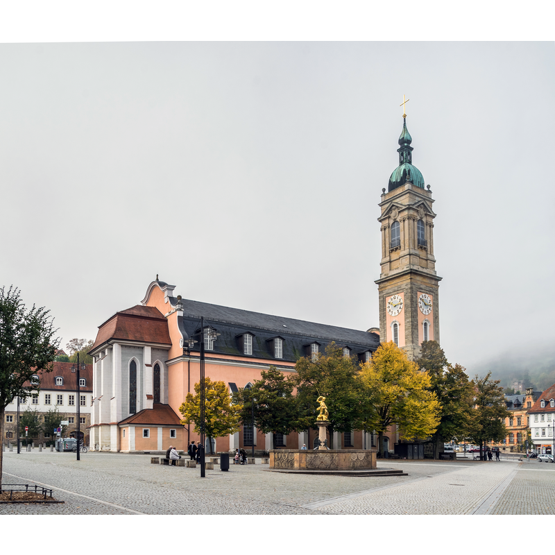 Source caption: "Saint George church in Eisenach, Thuringia, Germany"