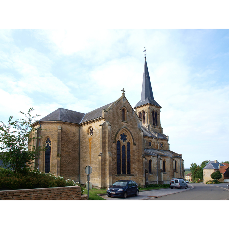 Source caption: "Saint-Lambert-et-Mont-de-Jeux (Ardennes, France) ; Saint-Lambert,église"