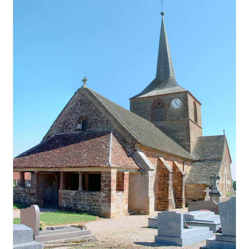 Source caption: "Église de Savigny-en-Terre-Plaine, Yonne"