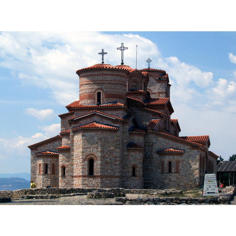 Source caption: "Ohrid, Macedonia - Church of St. Kliment & St. Panteleymo"