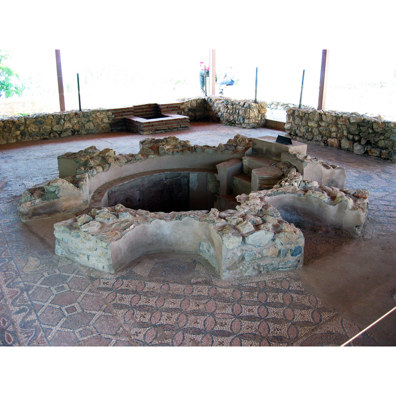 Source caption: "Church of Sveti Kliment. Ancient baptistry"