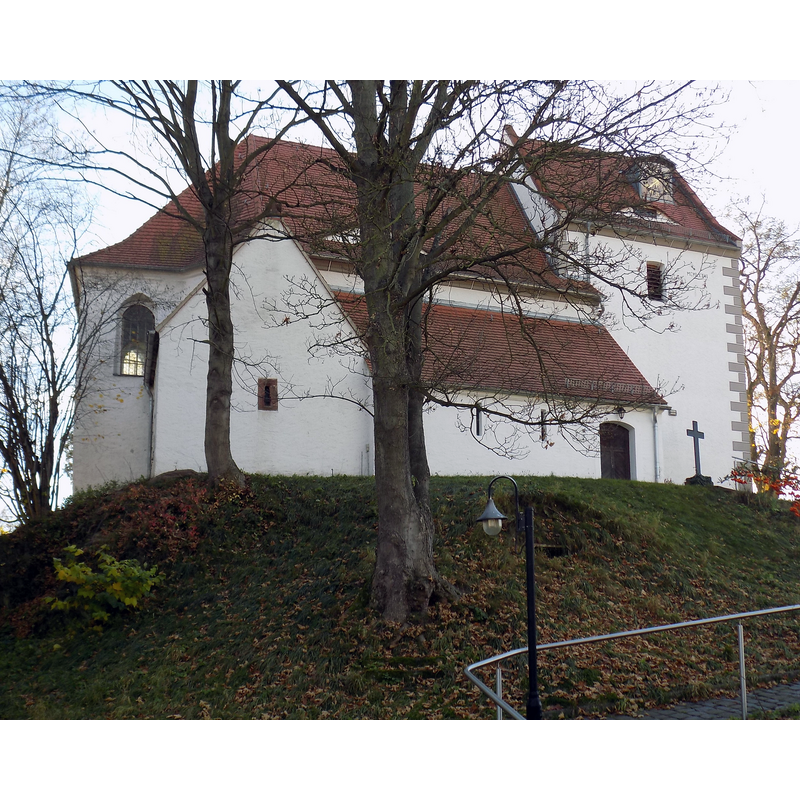 Source caption: "Wehrkirche Höfgen (Stadt Grimma)"