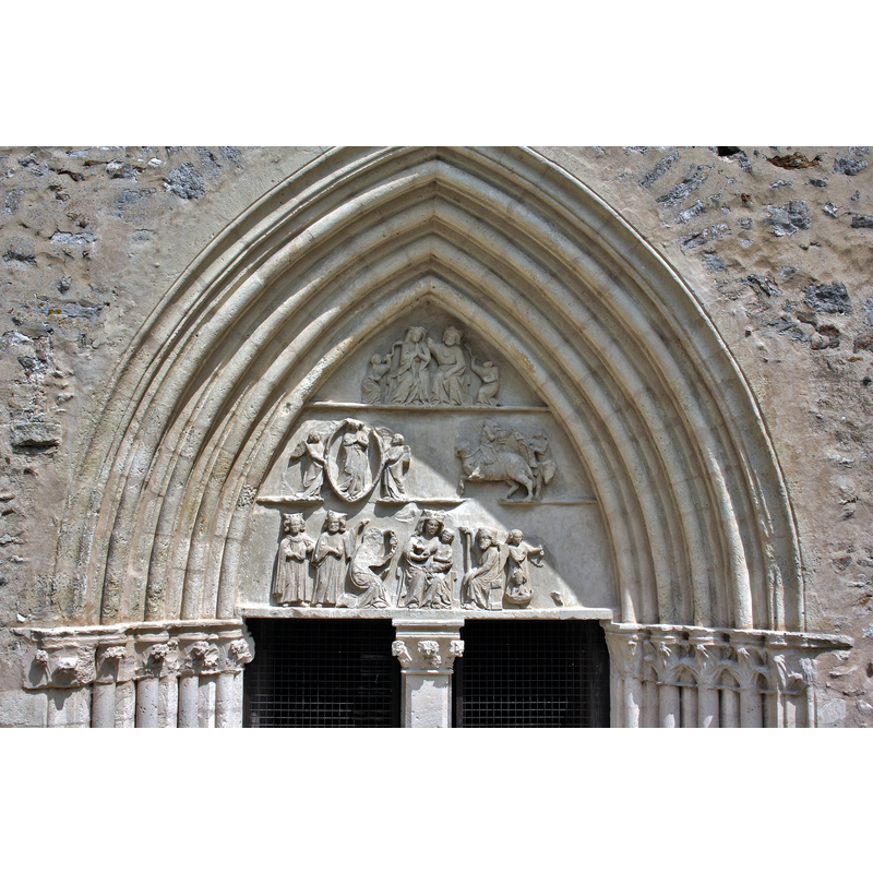 Source caption: " katholische Kirche Notre-Dame in Crécy-la-Chapelle"