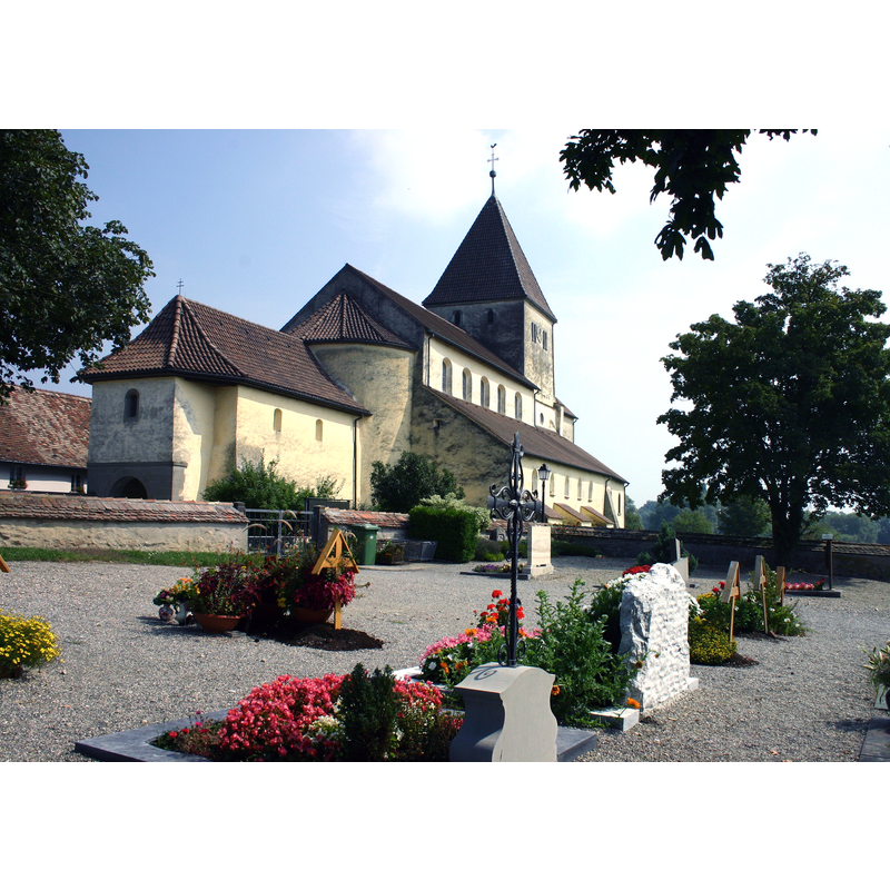 Source caption: "Kirche St Georg Reichenau Oberzell"