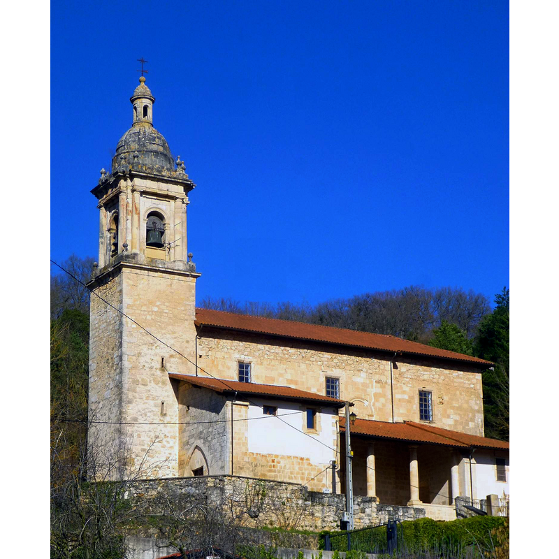 Source caption: " Iglesia de San Andrés (Vírgala Mayor, Álava)"