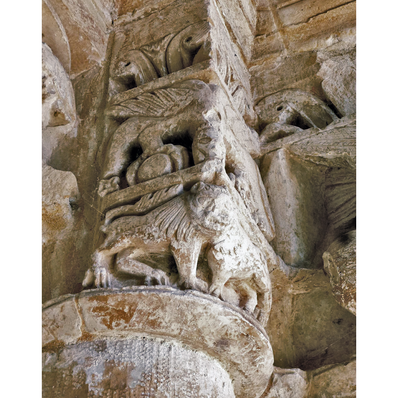 Portada románica de la Iglesia de San Andrés de Vírgala Mayor (Arraya-Maestu, Álava)