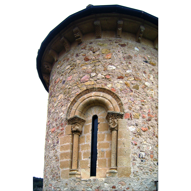 Source caption: "Ábside de la Ermita de la Octava, Peñarrubias de Pirón (Segovia)"