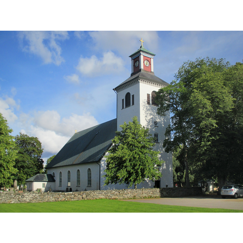 Source caption: "Södra Unnaryds kyrka i Södra Unnaryds socken, Hylte kommun, Hallands län, Småland, Sverige."