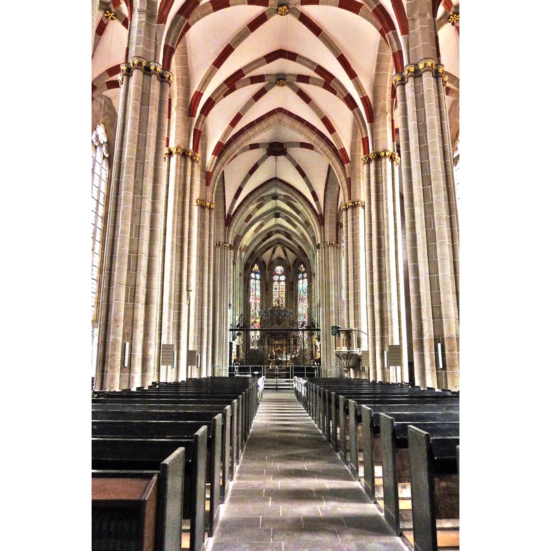 Source caption: "Divi-Blasii-Kirche in Mühlhausen/Thüringen, Innenraum"