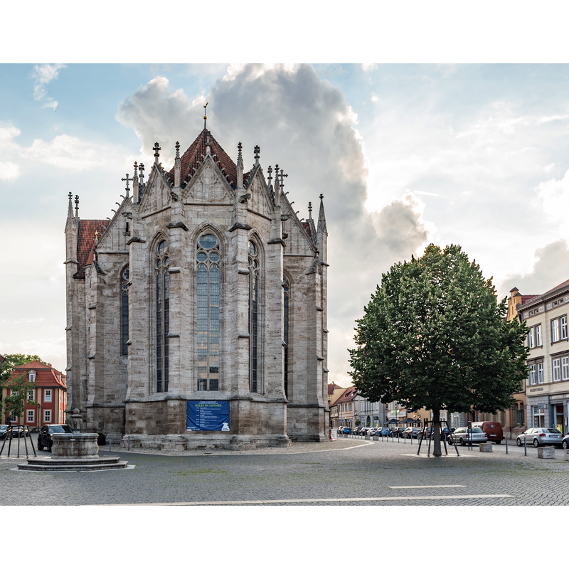 Source caption: "Mühlhausen (Thüringen), Untermarkt, Divi-Blasii-Kirche"