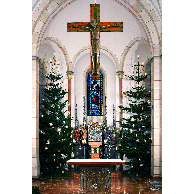 Source caption: "Mirakelkreuz in der Kirche St. Jakobus d. Ä. in Elspe, Lennestadt, Nordrhein-Westfalen, Deutschland"