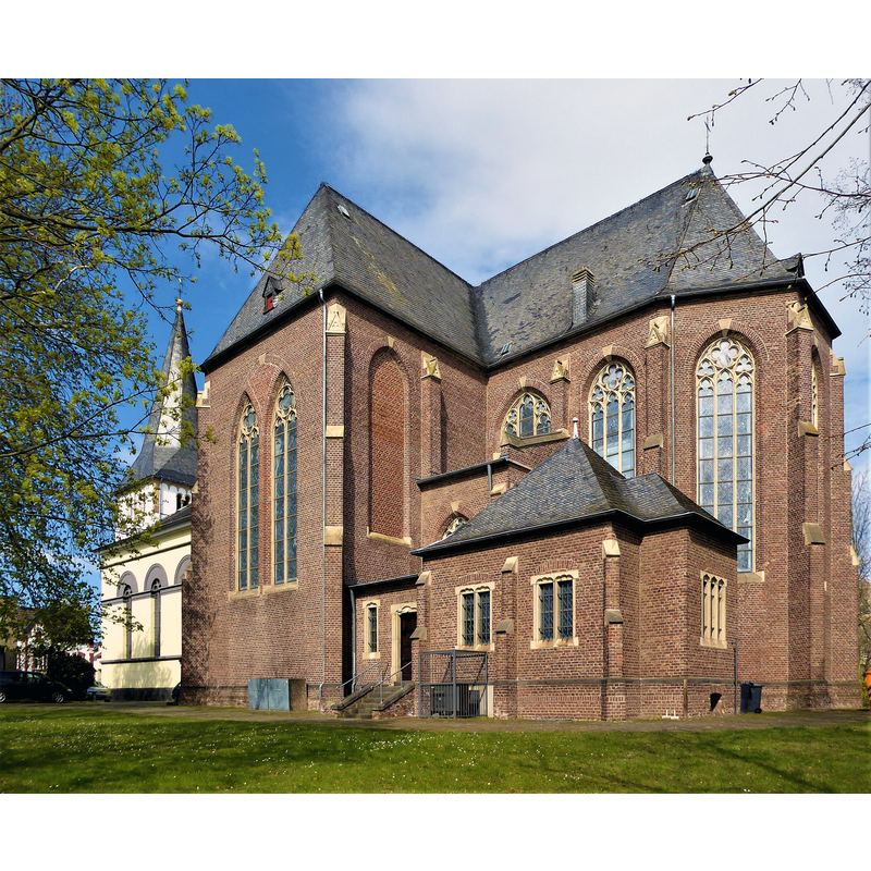 Source caption: "St. Johannes vor dem Lateinischen Tore (Sieglar)"