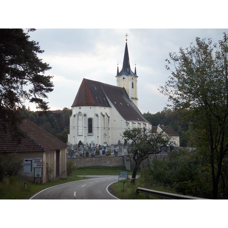 Source caption: "Altstadtkirche St. Peter und Paul in Drosendorf an der Thaya (Niederösterreich)"