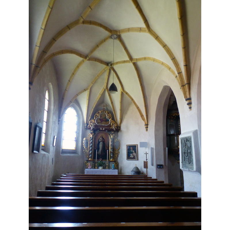 Source caption: "Rappottenstein ( Niederösterreich ). Kath. Pfarrkirche hll. Peter und Paul - Inenraum."