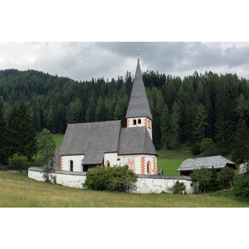 Source caption: "Röm.-kath. Pfarrkirche Sankt Oswald am Kirchweg 16 in Sankt Oswald, Stadtgemeinde Bad Kleinkirchheim, Bezirk Spittal an der Drau, Kärnten, Österreich, EU"