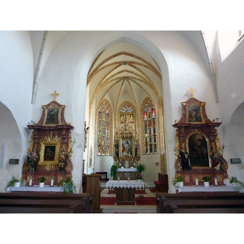 Source caption: "Pfarrkirche hl. Laurentius in Friedersbach, Zwettl, Niederösterreich "