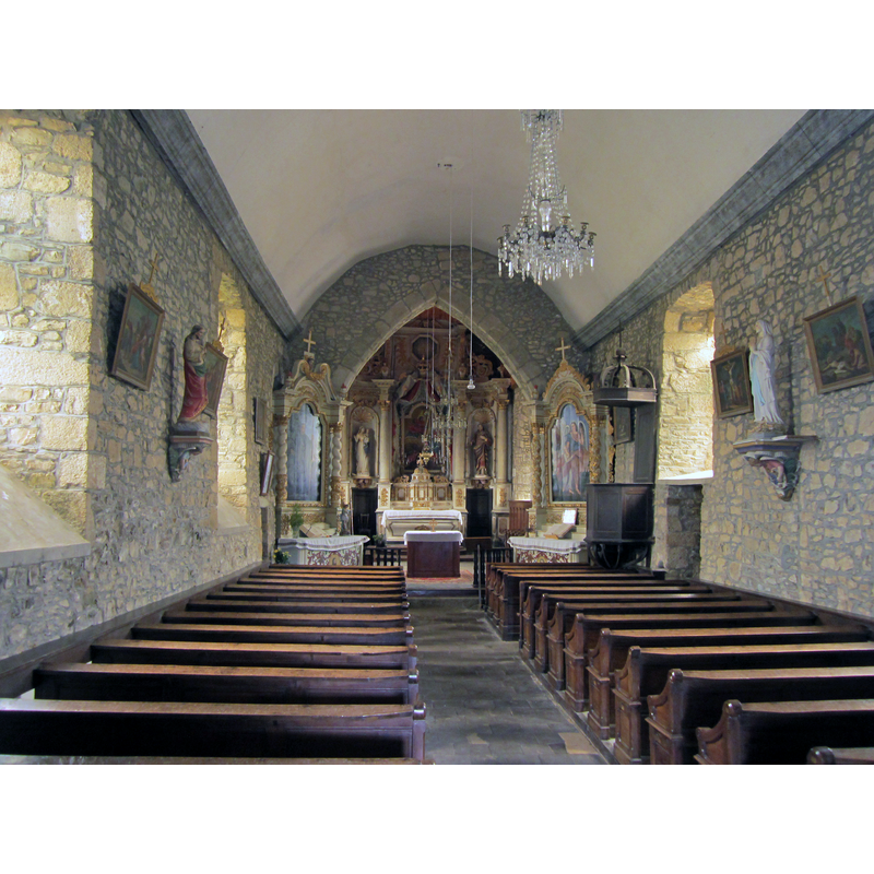 Source caption: "Église Notre-Dame de Champcey - Nef"