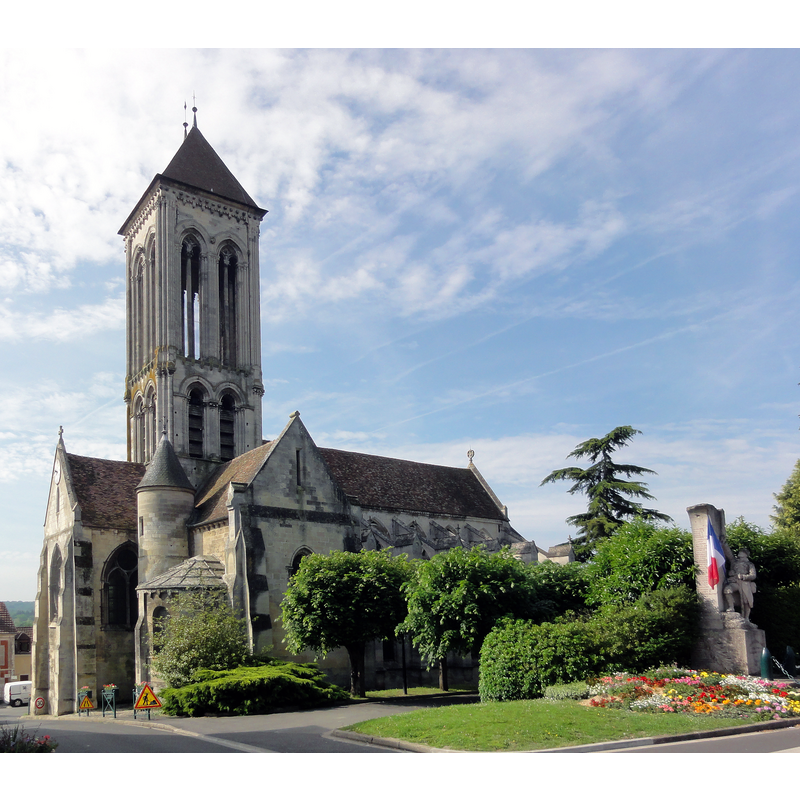 Source caption: "Champagne-sur-Oise, église Notre-Dame"