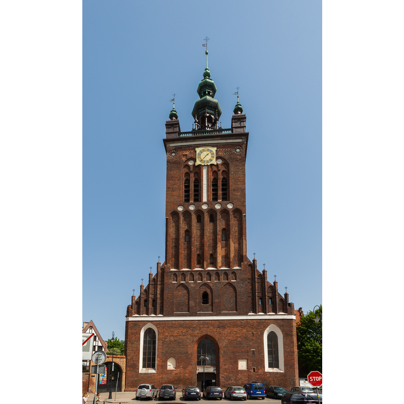 Source caption: "Iglesia de Santa Catalina, Gdansk, Polonia"