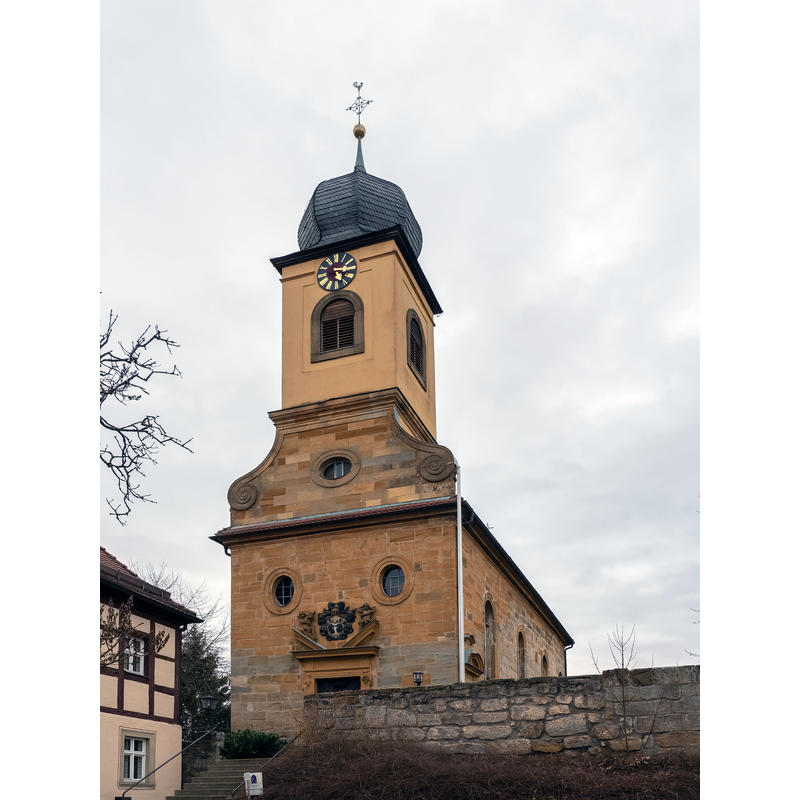 Source caption: "Evangelisch Lutherische Pfarrkirche St. Lukas in Kunreuth"