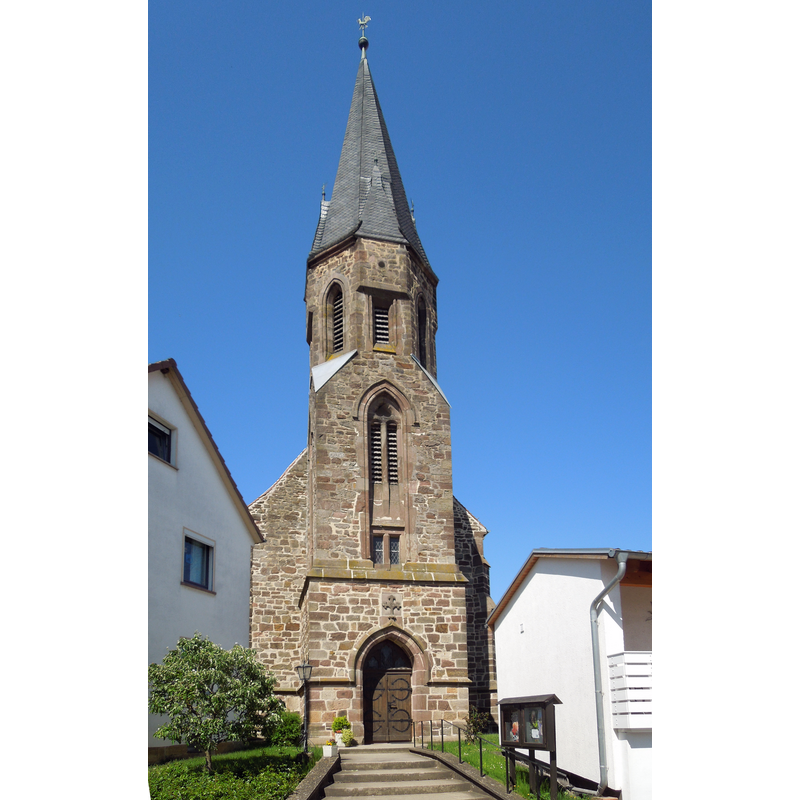 Source caption: "Die Kirche in Cappel"