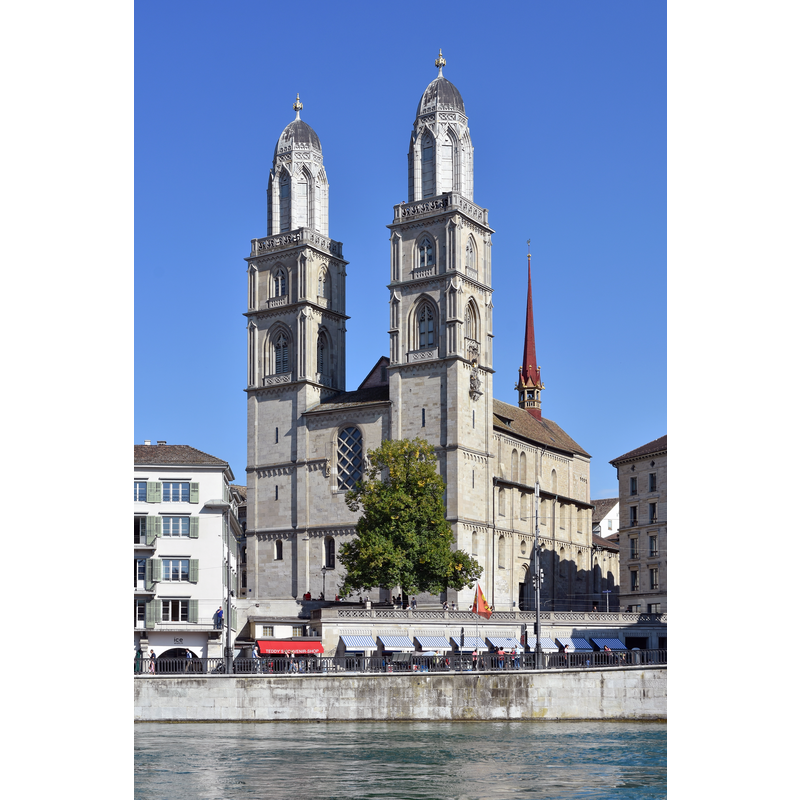 Source caption: "Grossmünster - Limmatquai"