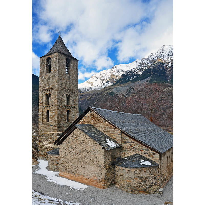 Source caption: "Iglesia de Sant Joan de Boí"