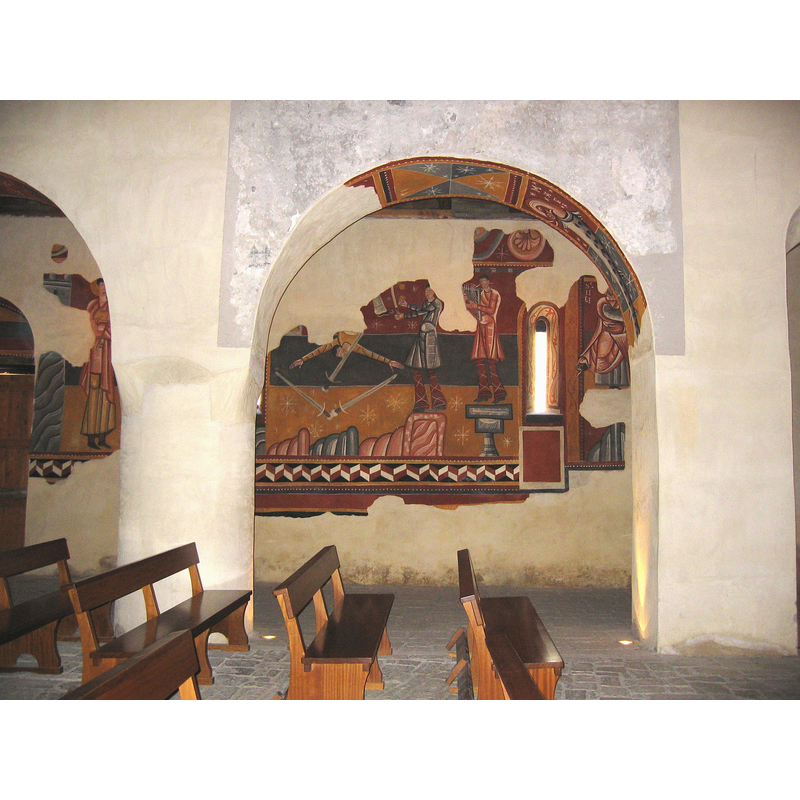 Source caption: "church of Sant Joan de Boi" [NB: replica: original frescoes at the MNAC}