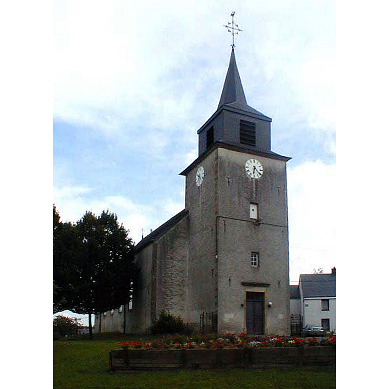 Source caption: "Eglijhe di Rûle" -- the 19thC church