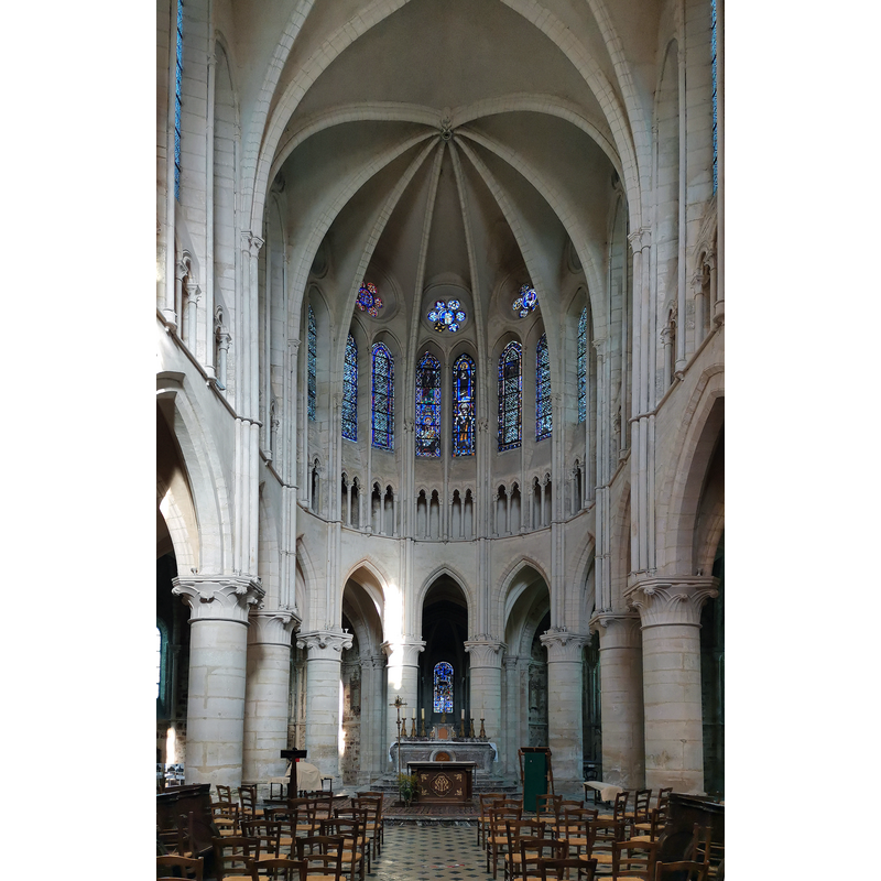 Source caption: "Abbaye Saint-Pierre d'Orbais"
