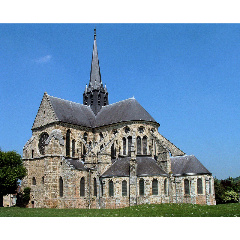 Source caption: "Orbais-l'Abbaye - Abbatiale"