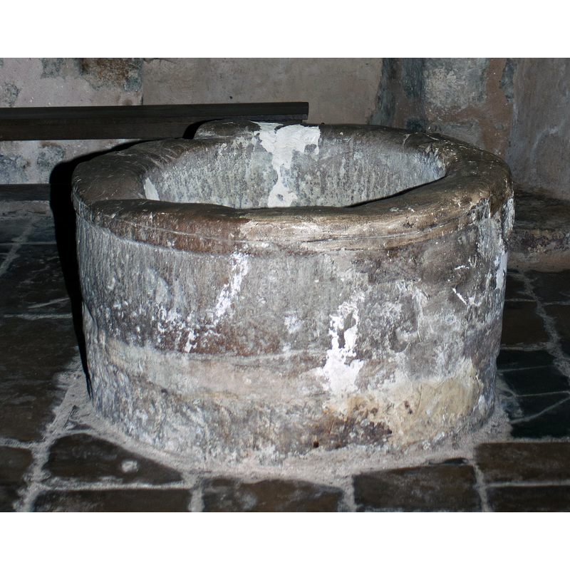 Source caption: "Sainte Eulalie de Cernon-Fonts baptismaux"