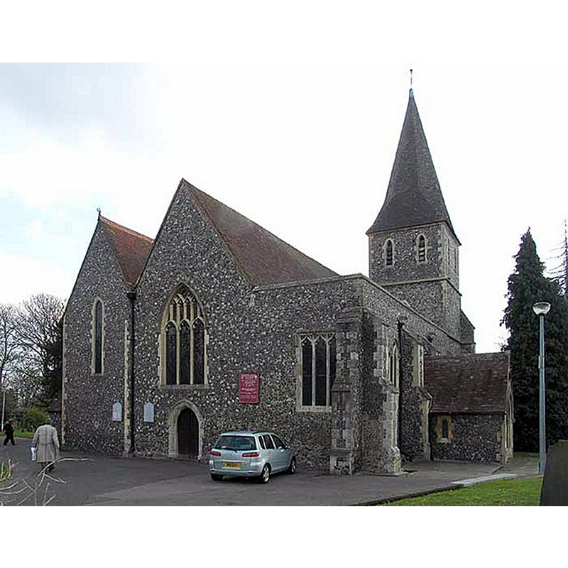 Source caption: "St Catherine's Church, Preston next Faversham, Kent"