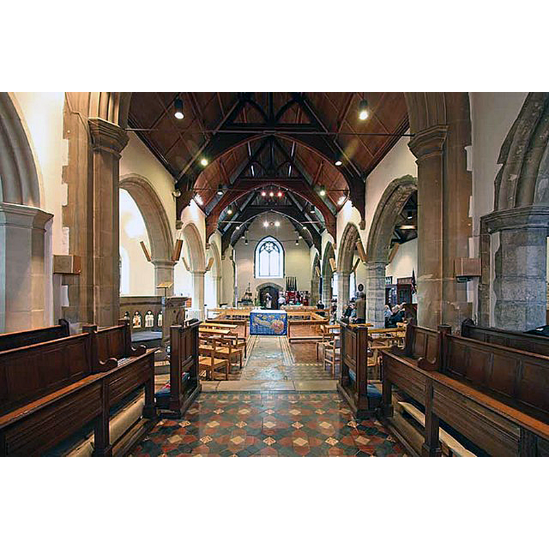 Source caption: "All Saints Church, Whitstable, Kent - West end"