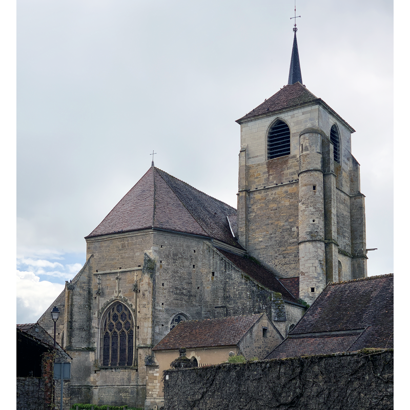 Source caption: "Église Saint-Germain-l'Auxerrois de Vault-de-Lugny."