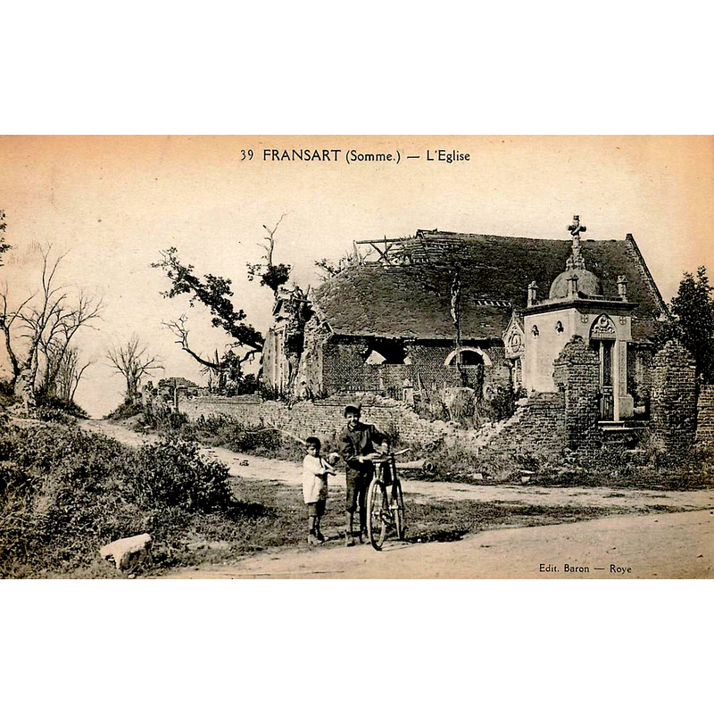 the old church destroyed in WWI would be entirely re-built