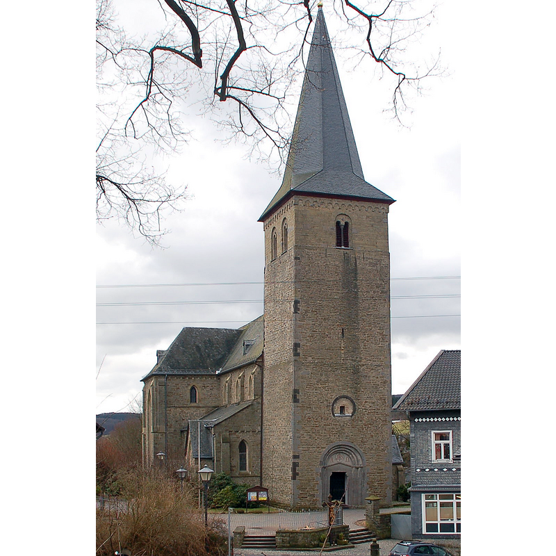 Source caption: "Kath. Kirche "St. Severin""