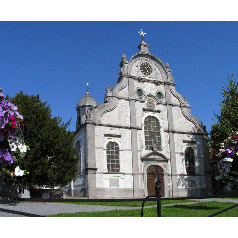 Source caption: "Ninove - Meerbeke - Halsesteenweg 44 - Parochiekerk Sint-Pieter"