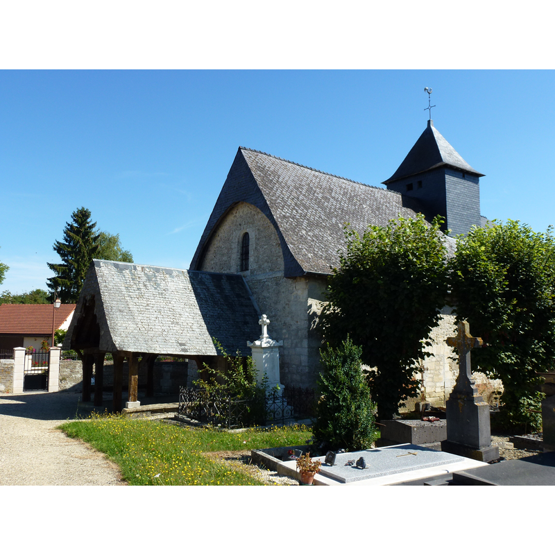 Source caption: "Saulces-Monclin (Ardennes) chapelle au cimetière"