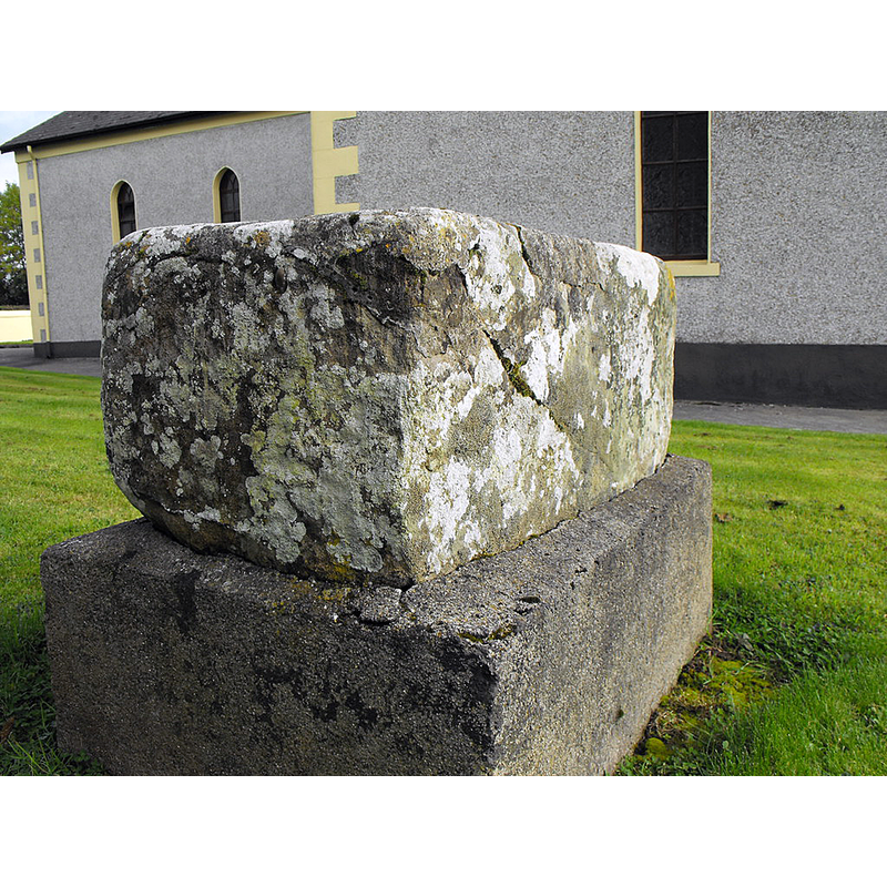 Source caption: "St. Molua's Trough, Ballinla, Co. Laois."