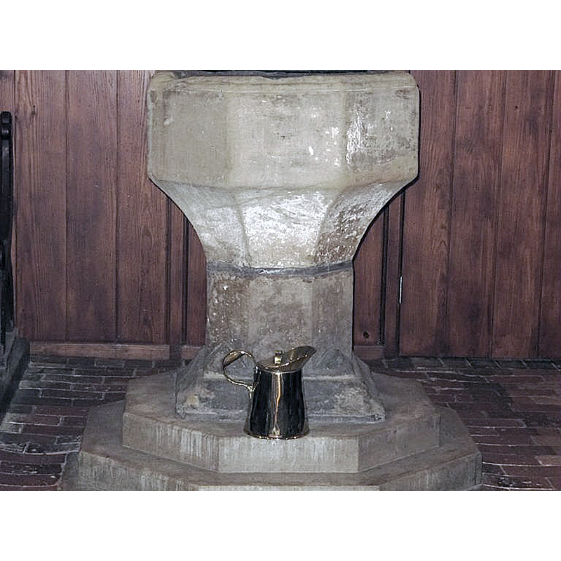 showing the font before its restoration