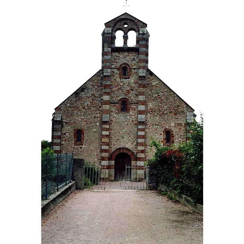 Source caption: "Façade ouest, vue générale"