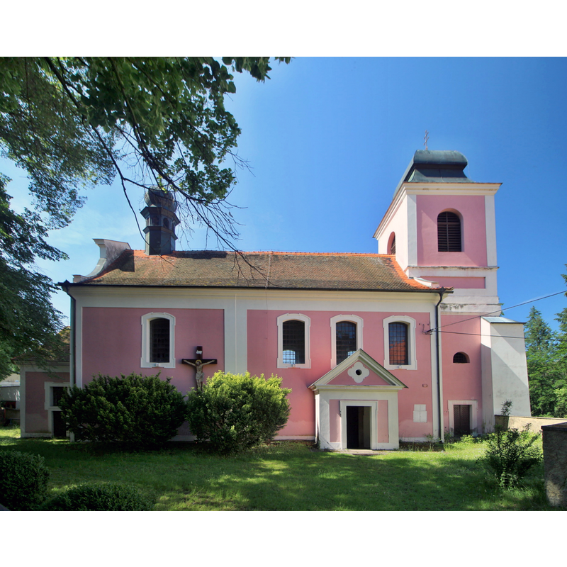 Source caption: "Zbečno kostel sv. Matina"