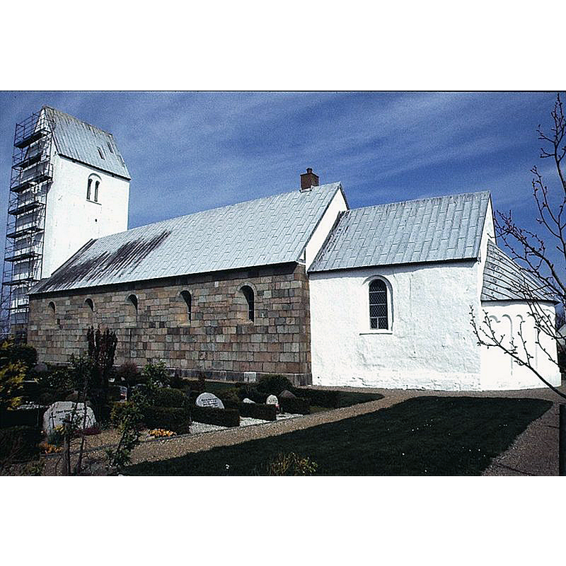 Source caption: "Fur Kirke i Danmark."