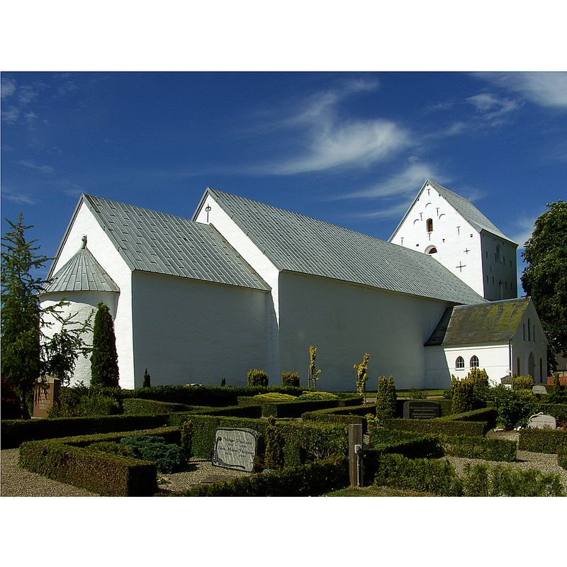 Source caption: "Hansted (Horsens) fra nordøst"