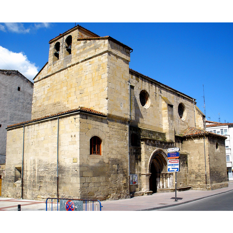 Source caption: "Iglesia del Espíritu Santo, Miranda de Ebro (Burgos, España)"