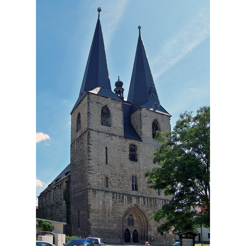 Source caption: "St.-Stephani-Kirche in Calbe (Saale)"
